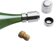 Pulltex - Champagne stopper & dryppering stål