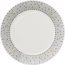 Arabia - Mainio Sarastus tallerken 15 cm hvit/svart