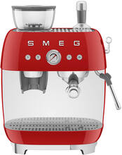 Smeg - Espressomaskin EGF03 2,4L m/kaffekvern rød