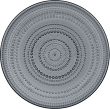 Iittala - Kastehelmi tallerken 31,5 cm mørk grå