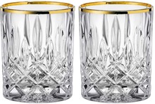 Nachtmann - Noblesse whiskyglass 29,5 cl 2 stk gold