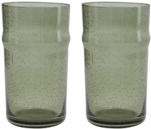 House Doctor - Rain glass 47 cl 2 stk grønn