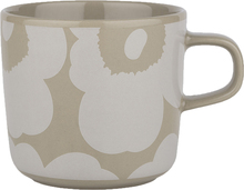 Marimekko - Unikko kaffekopp 20 cl rød beige/hvit