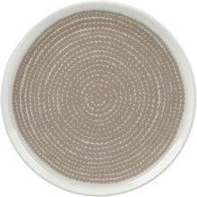 Marimekko - Siirtolapuutarha asjett 13,5 cm hvit/beige