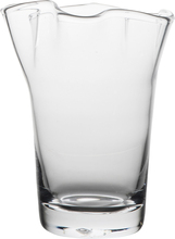 Sagaform - Viva vase 12,5x12x14,5 cm klar