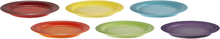 Le Creuset - Rainbow tallerken 22 cm 6 stk