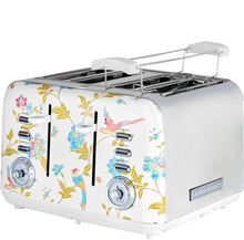 Laura Ashley - Elveden brødrister 4 skiver white/silver