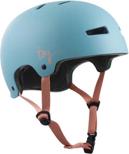 Evolution W Solid Color Satin Porcelain Blue - Skate Helm