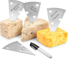 Final Touch Stainless Steel Cheese Marker Set