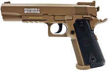 Swiss Arms P1911 Match TAN CO2 4,5mm