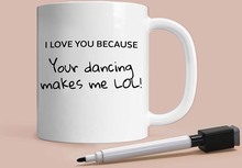 I Love You Because Mug
