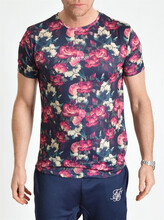 AOP Flower Tee Pink (S)