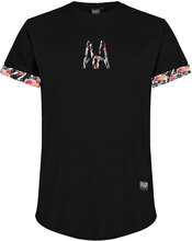 AA Front Tee Roses Black (S)
