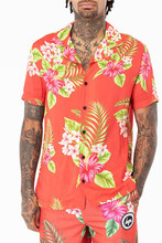 Hawaii Resort Shirt Red (S)