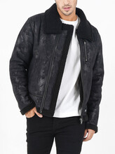 Teddy Shearling Black/Black (M)