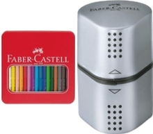 Faber-Castell Jumbo GRIP - Fargeblyant - assorterte levende farger - 3.8 mm (en pakke 16)