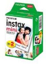 Fujifilm Instax Mini - Hurtigvirkende fargefilm - ISO 800 - 10 eksponeringer - 2 kassetter