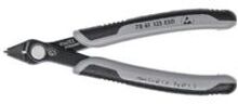Knipex 78 61 125 ESD, Diagonal tang, 9 mm, 1,6 mm, Rustfritt stål, Stål, Plast, Sort, Grå
