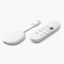 Google | Chromecast (4K) med Google TV - Multimediaspiller | Hvit