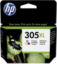 HP 305XL - 5 ml - Høy ytelse - farge (cyan, magenta, gul) - original - blekkpatron - for Deskjet 23XX, 27XX, 28XX, 41XX, 42XX DeskJet Plus 41XX ENVY 60XX, 64XX ENVY Pro 64XX