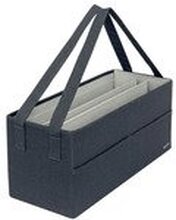 Leitz Fabric Storage - Storage bag - 3 rom - fløyelsgrå