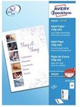 Avery Zweckform Superior Inkjet Paper 2579-100 - Matt - hvit - A4 (210 x 297 mm) - 150 g/m² - 100 ark papir