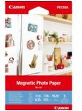 Canon Magnetic Photo Paper MG-101 - Blank - 13 mille - 100 x 150 mm - 670 g/m² - 178 pund - 5 ark magnetisk fotopapir - for PIXMA TS7450i