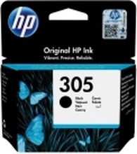 HP 305 - 2 ml - svart - original - blekkpatron - for Deskjet 23XX, 27XX, 28XX, 41XX, 42XX DeskJet Plus 41XX ENVY 60XX, 64XX ENVY Pro 64XX