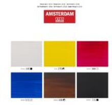 Amsterdam Standard Series acrylic paint primary set | 6 x