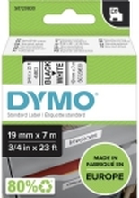 DYMO D1 - Blank - svart på hvitt - Rull (1,9 cm x 7 m) 1 kassett(er) tape