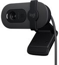Logitech | BRIO 100 - Webkamera - Full HD - 1920 x 1080 - innebygd mikrofon - USB-C - Grafitt