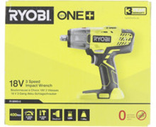 Ryobi One+ R18IW3-0 - Støtskiftenøkkel - trådløs - 3 hastigheter - 1/4 hex socket, 1/2 firkantnøkkel - 400 N·m - uten batteri - 18 V