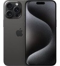 Apple iPhone 15 Pro Max - 5G smartphone - dobbelt-SIM / Internminne 256 GB - OLED-display - 6.7 - 2796 x 1290 pixels (120 Hz) - 3x bakkamera 48 MP, 12 MP, 12 MP - front camera 12 MP - svart titan