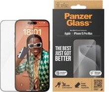 PanzerGlass™ | Skjermbeskytter - Ultra-Wide Fit | Apple iPhone 15 Pro Max