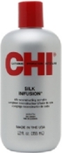 CHI Silk Infusion, Kvinner, 355 ml, Alle hårtyper, Anti-frizz, Fuktighetsgivende, Fuktighets krem, Beskyttelse, Reparere, Revitalisering, Shine..., Flaske, Cyclopentasiloxane, Dimethiconol, C12-15 Alkyl Benzoate, Hydrolyzed Corn Protein, Hydrolyzed Soy...