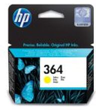 HP 364 - Gul - original - blekkpatron - for Deskjet 35XX Photosmart 55XX, 55XX B111, 65XX, 7510 C311, 7520, Wireless B110