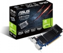 ASUS GT730-SL-2GD5-BRK - Grafikkort - GF GT 730 - 2 GB GDDR5 - PCIe 2.0 lav profil - DVI, D-Sub, HDMI - uten vifte