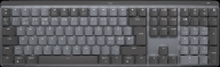 Logitech MX Keys Mechanical - Tastatur - bagbelyst - Bluetooth, 2,4 GHz - Pan Nordic - smakskontakt: GL Taktil - Grafit
