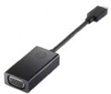 HP - Ekstern videoadapter - USB-C - D-Sub - svart - for HP 20, 22, 24 Pavilion 24, 27, 510, 560, 590, 595, TP01