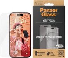 PanzerGlass™ | Skjermbeskyttelse - Klassisk passform | Apple iPhone 15