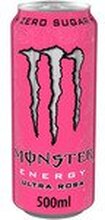 Monster Energy Ultra Rosa 50 cl dåse Zero Sugar - (24 stk.) - inkl. pant