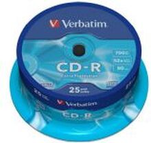 Verbatim CD-R Extra Protection - 25 x CD-R - 700 MB 52x - spindel