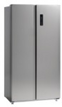 Scandomestic SKF 562 X - Amerikansk kjøleskap - side-by-side - bredde: 91,2 cm - dybde: 70,4 cm - høyde: 177 cm - 562 liter - Rustfritt stål