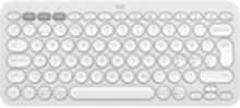 Logitech® | Pebble Keys 2 (K380s) - Tastatur - Bluetooth, 2,4 GHz - Nordisk layout - Tonal-White