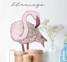 Flamingo muursticker