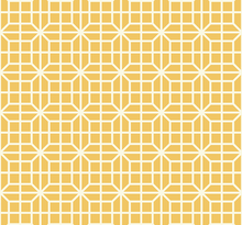 Geometrisch patroon behang geel