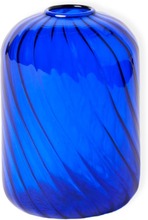 Mano Atelier Vas Swirl 7x10cm Mörkblå