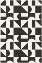 Designtorget Kort 10x15 Grafisk svart/vit