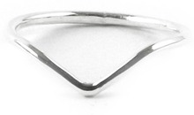 MIA SAHLBERG Ring Chevron silver 14 mm