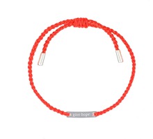 Syster P Armband Give Hope tråd/silver Coral